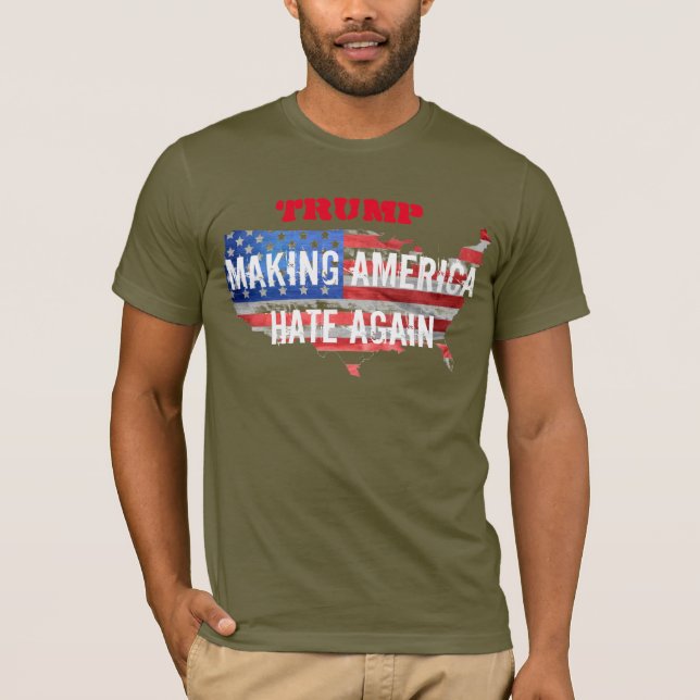 Camiseta Trunfo: ÓDIO de América do fazer outra vez (Frente)