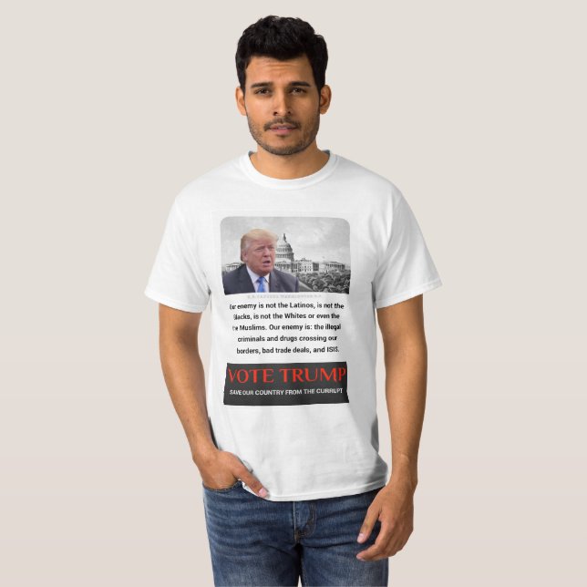 CAMISETA TRUNFO: SALVAR NOSSO PAÍS 1 (Frente Completa)