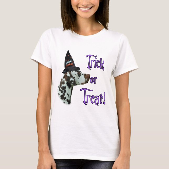 Camiseta Truque Dalmático (fígado) (Frente)