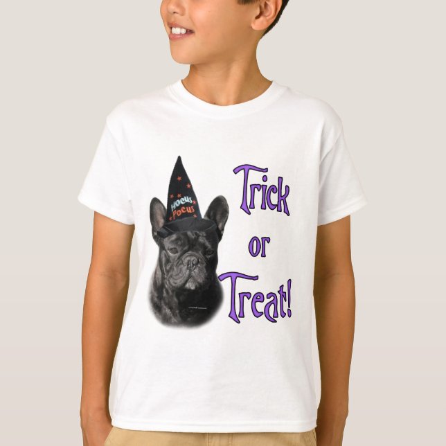 Camiseta Truque de Buldogue Francês (Frente)