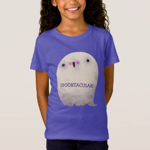 Camiseta Truque de Decoração Halloween ou Tratar Fantasma B