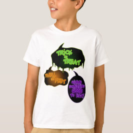 Camiseta Truque de Dia das Bruxas Bonito ou Trate a Tia