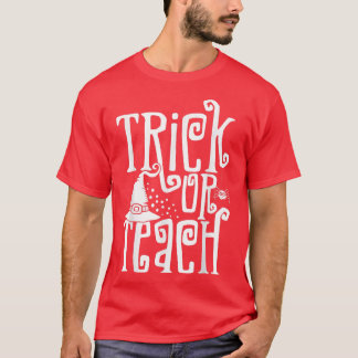 Camiseta Truque De Estilo De Boho Retro Ou Ensina O Ensino