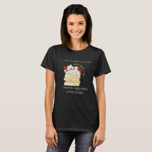Camiseta Truque de Gato Engraçado para Bookworms