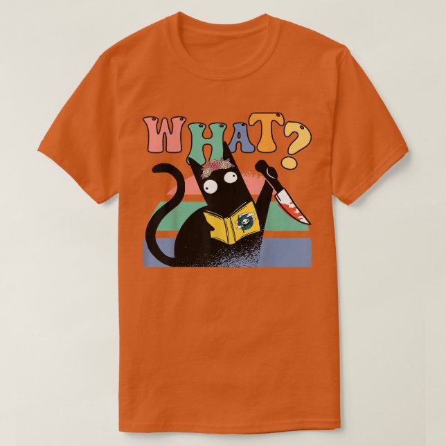 Camiseta Truque de Gato-Gato-Gato-Grito ou Ensino-Seaso (Frente do Design)