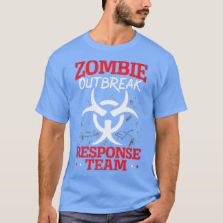 Camiseta Truque De Halloween Da Equipe De Resposta De Surto