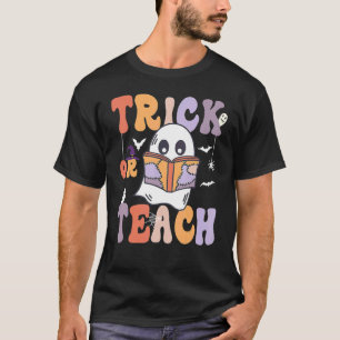 Camiseta Truque de Halloween ou guincho retrorreflector