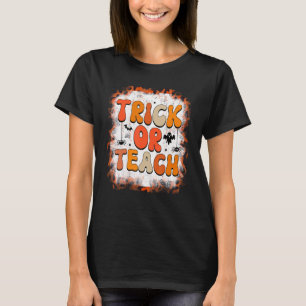 Camiseta Truque de Halloween ou guincho retrorreflector