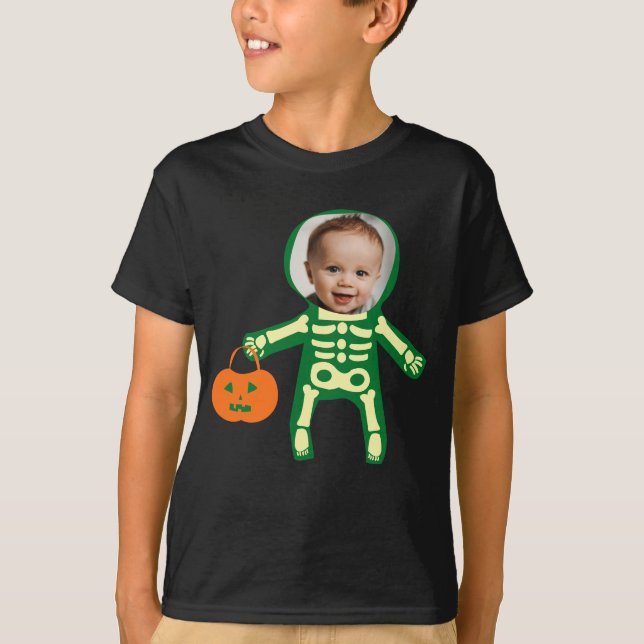 Camiseta Truque de Halloween ou tratamento personalizado (Frente)