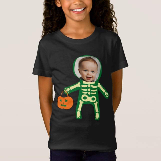 Camiseta Truque de Halloween ou tratamento personalizado (Frente)