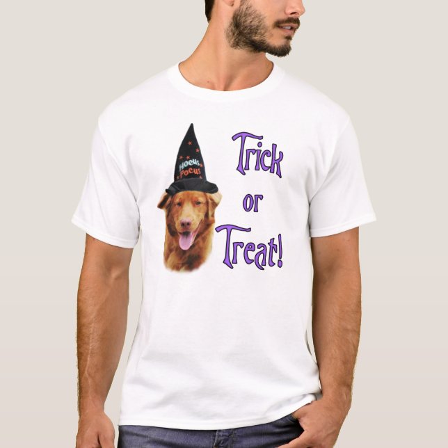 Camiseta Truque de Retriever de Toleragem de Pato da Nova E (Frente)