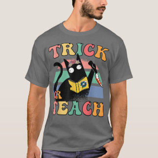 Camiseta Truque de Tripulação Spooky ou Professores da Ensi