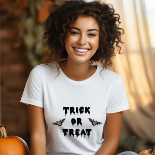 Camiseta Truque Gótico ou Tratar Gatos