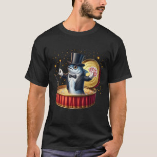 Camiseta Truque Mágico de Escapada da Sardinha Mágica Show