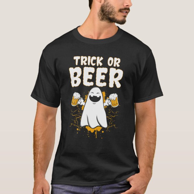 Camiseta Truque Ou Cerveja (Frente)