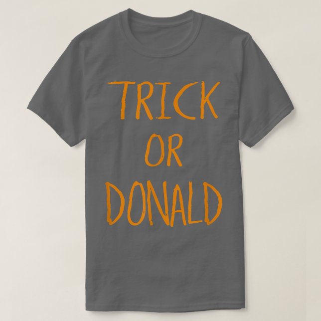 Camiseta Truque Ou DONALD Halloween (Frente do Design)