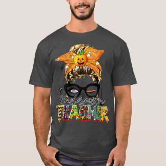 Camiseta Truque Ou Ensino Um Professor Estranho, Mmm Hallow