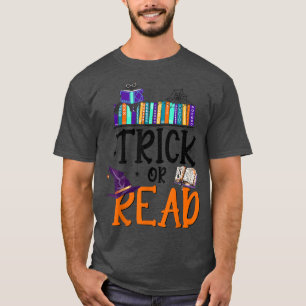 Camiseta Truque Ou Leitura, Bruxa de Leitura, Lover De Livr