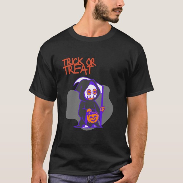 Camiseta Truque ou Tratar (Frente)
