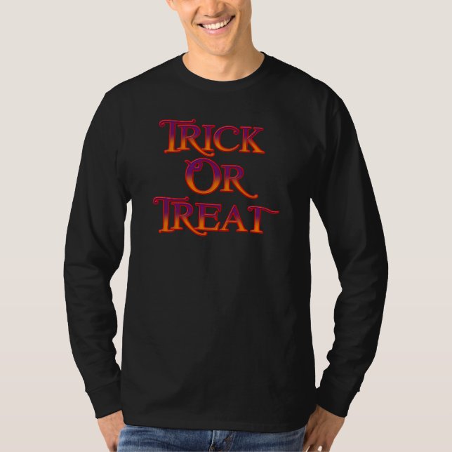 Camiseta Truque ou Tratar (Frente)