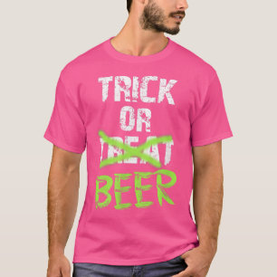 Camiseta Truque Ou Tratar Não Espera, Adulto Engraçado De C