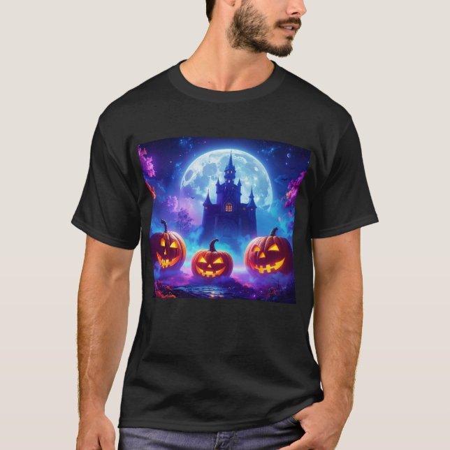 Camiseta Truque Ou Tratar O Halloween (Frente)