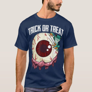 Camiseta Truque Ou Tratar O Sapo Assustador De Halloween Pr