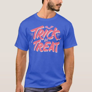 Camiseta truque ou trate o garoto do halloween