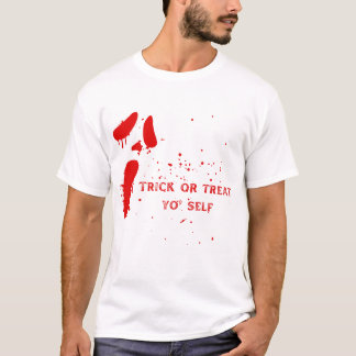 Camiseta truque ou trate você mesmo, halloween