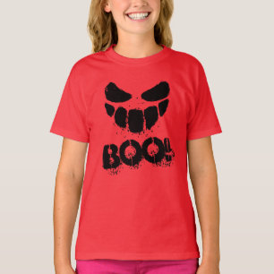 Camiseta Truque ou tratem o rosto assustador do Halloween T