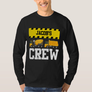 Camiseta Truque Personalizado Da Tripulação Da Construção D