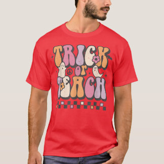 Camiseta Truque Retro de Groovy ou Professor de Ensino Hall