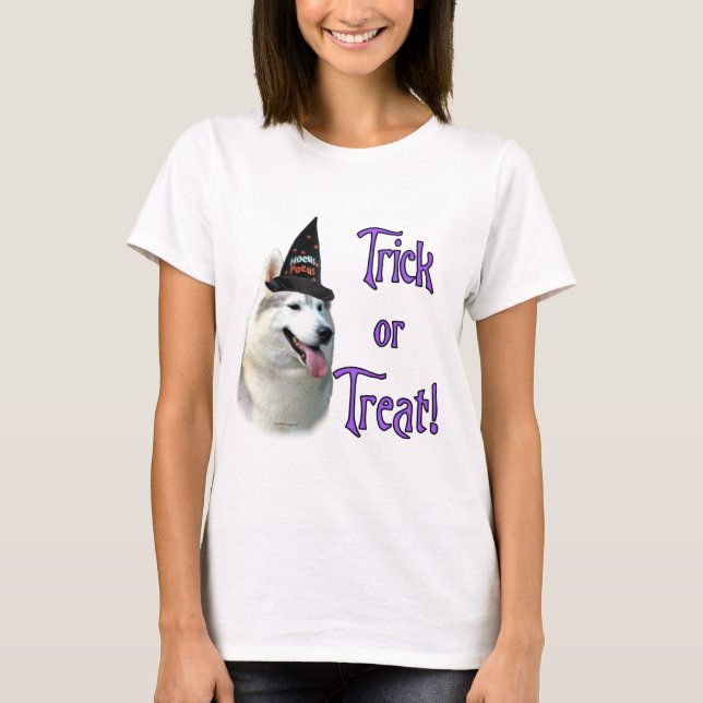 Camiseta Truque Siberian Husky (Frente)