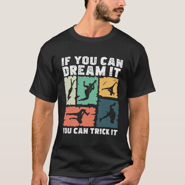 Camiseta Truque Sonho Ti Trick Ti Freestyle Acrobatics (Frente)