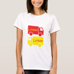 Camiseta Truques Amarelos Vermelhos - Arte de Tipografia