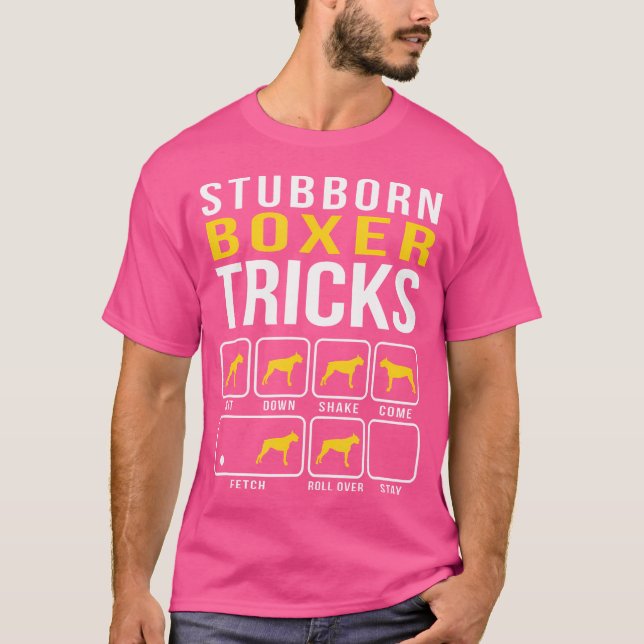 Camiseta Truques de Boxer Stubborn (Frente)