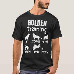 Camiseta Truques de cães para ouro de treino para Ouros