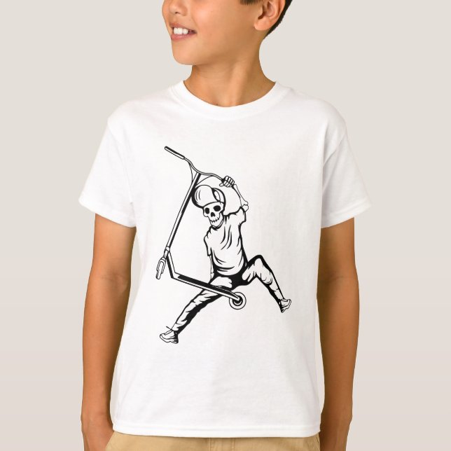 Camiseta Truques de Cavaleiro Sem Patinete Pro (Frente)