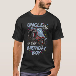 Camiseta Truques De Monstro De Tubarão Para Homens Tio De A
