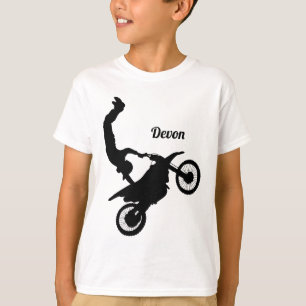 Camiseta Truques de Motocross do Freestyle