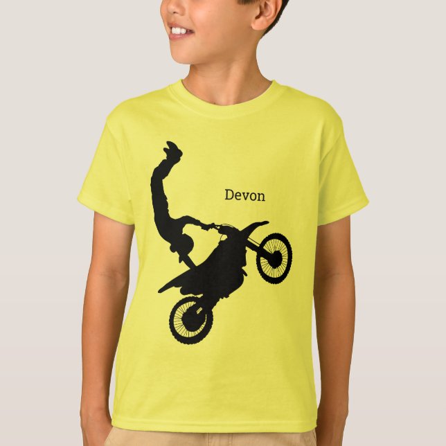 Camiseta truques de Motocross Freestyle (Frente)