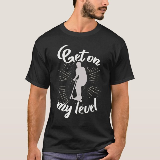 Camiseta Truques De Patinete E Patinete Ao Anexar Fretes (Frente)