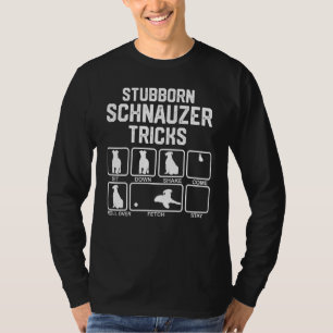 Camiseta Truques de Schnauzer Teimoso