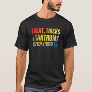 Camiseta truques de tratamento e tantrums spookytodlers Cit