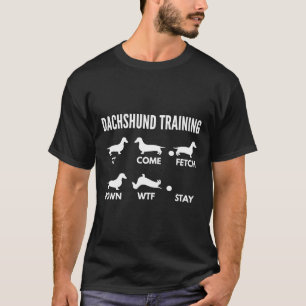 Camiseta Truques de Wiener de Treinamento Dachshund