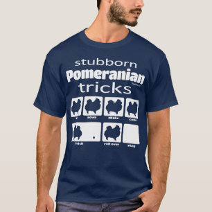 Camiseta Truques teimosos de Pomeranian