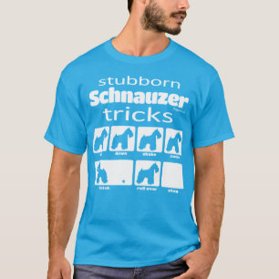 Camiseta Truques teimosos do Schnauzer