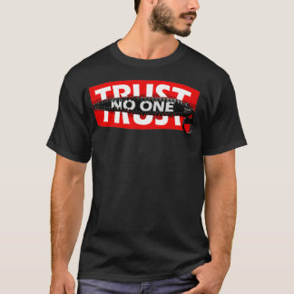 Camiseta Trust No One Graphic Tees  Motivational Graphic Qu