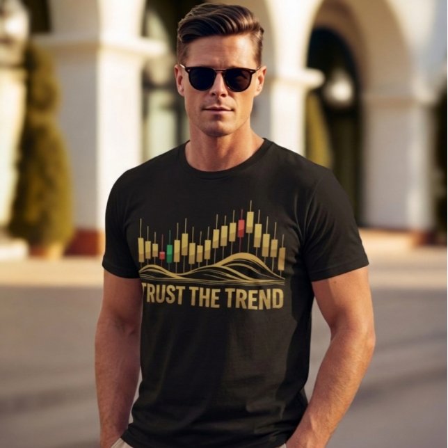 Camiseta Trust the Trend – Mindset Tee for Traders (Criador carregado)