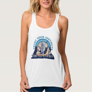 Camiseta Trust Your Instincts Lobo Ártico